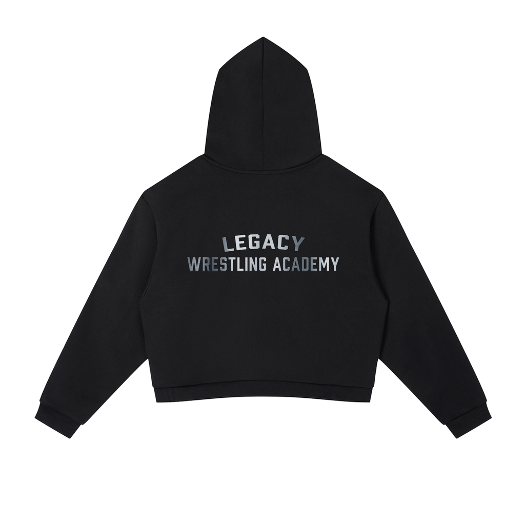 Legacy Wrestling Academy Stripe Cropped Hoodie