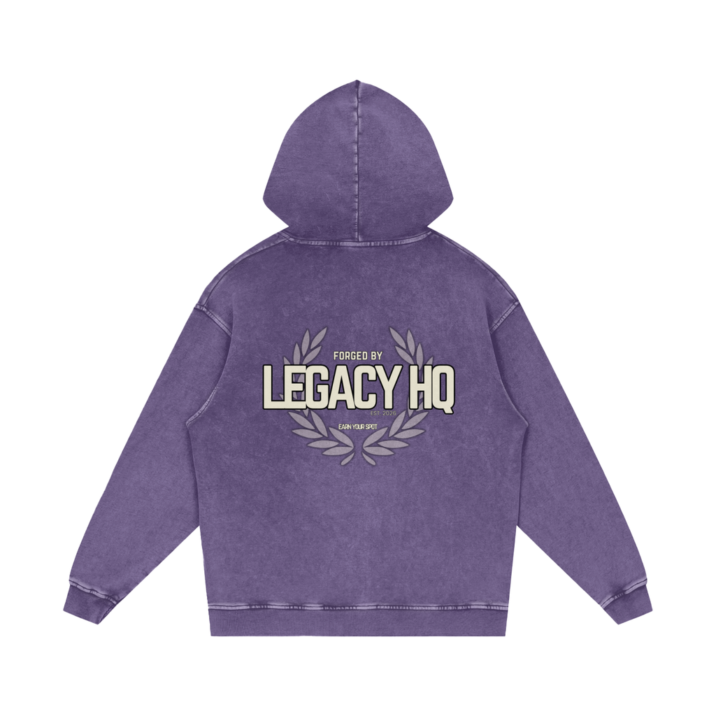 Forged by Legacy HQ Snow Wash Hoodie