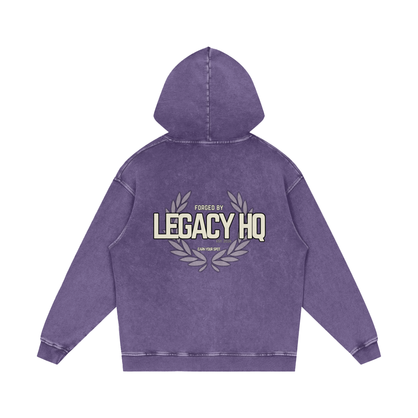Forged by Legacy HQ Snow Wash Hoodie