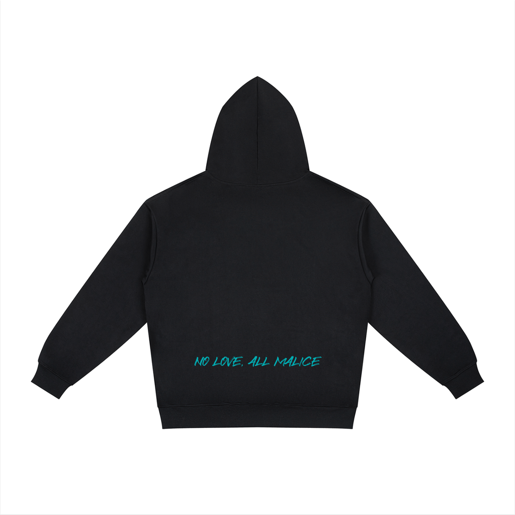 No Love, All Malice Relaxed Fit Hoodie
