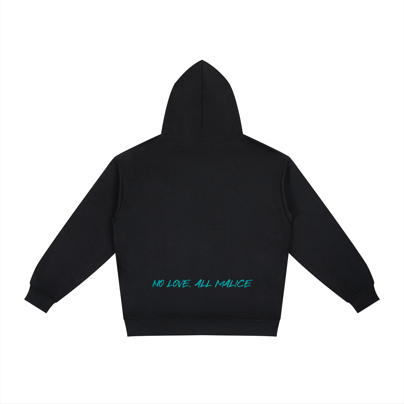 No Love, All Malice Relaxed Fit Hoodie