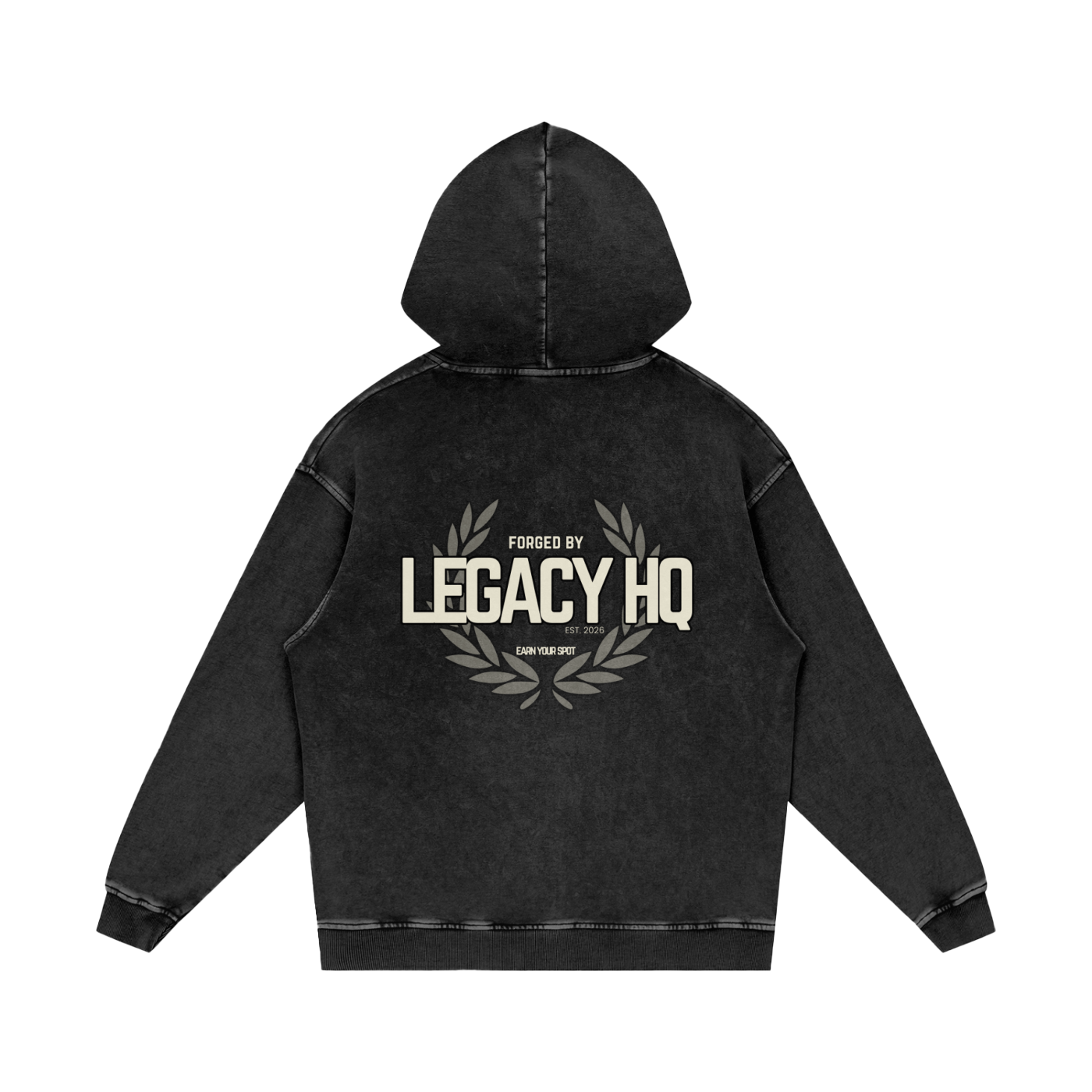 Forged by Legacy HQ Snow Wash Hoodie