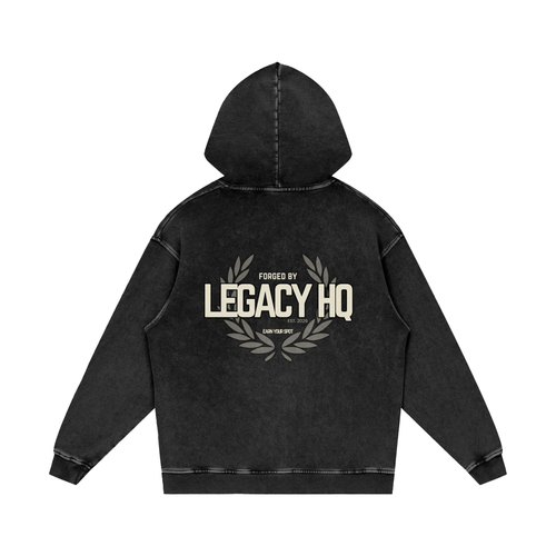 Forged by Legacy HQ Snow Wash Hoodie