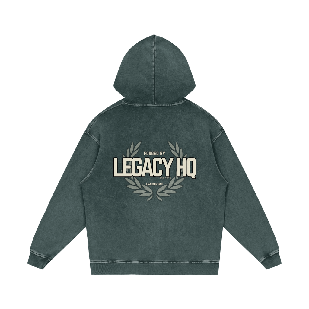 Forged by Legacy HQ Snow Wash Hoodie