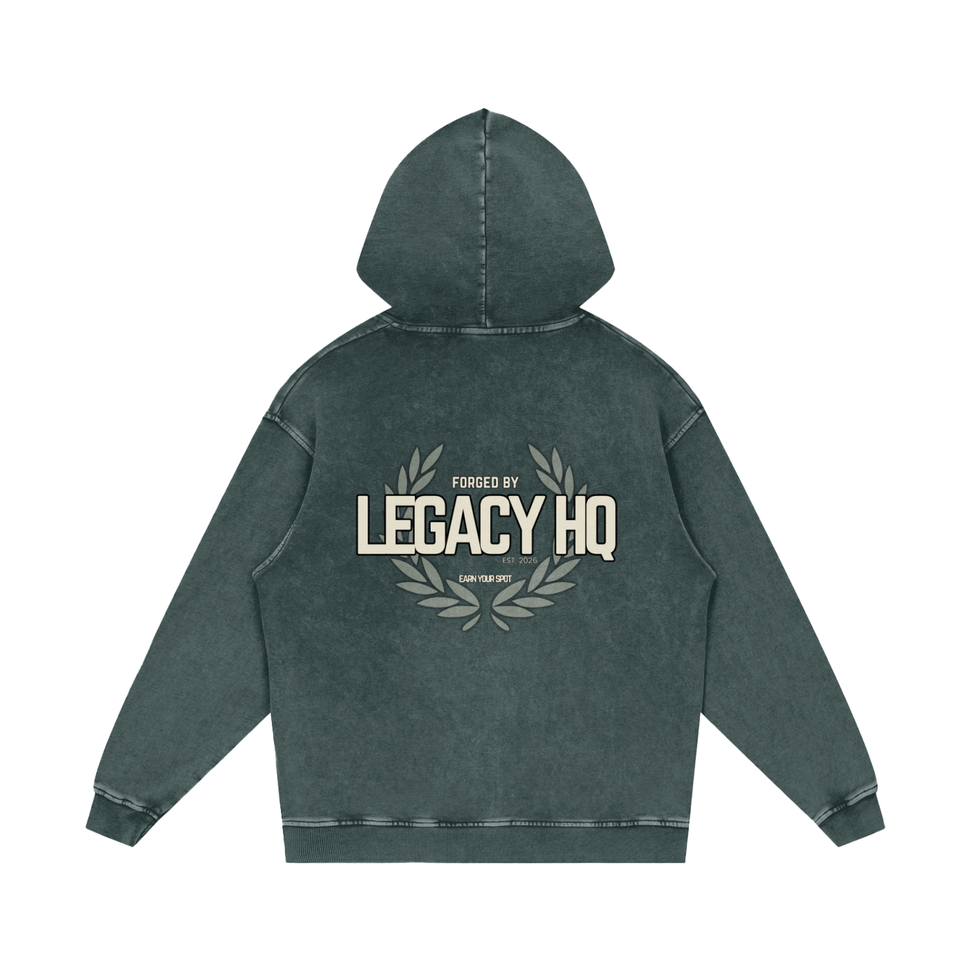 Forged by Legacy HQ Snow Wash Hoodie