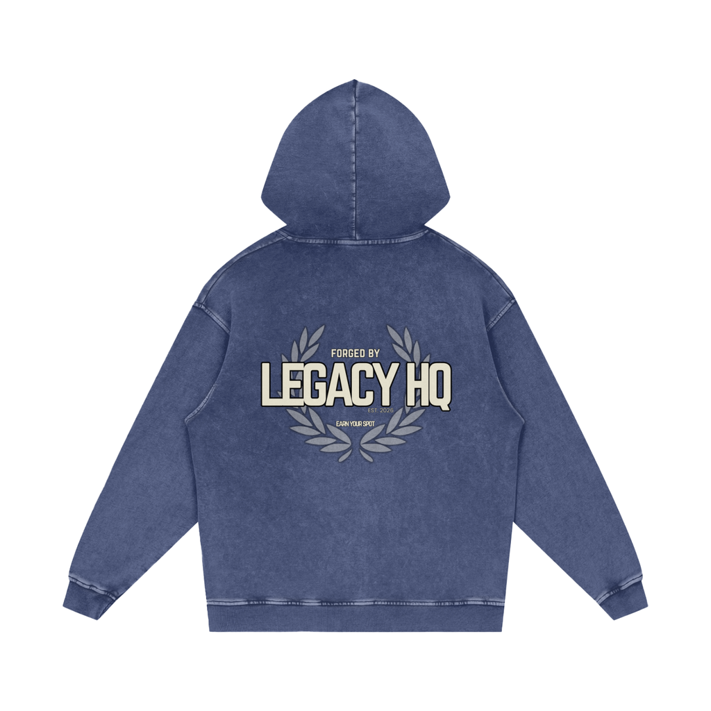 Forged by Legacy HQ Snow Wash Hoodie
