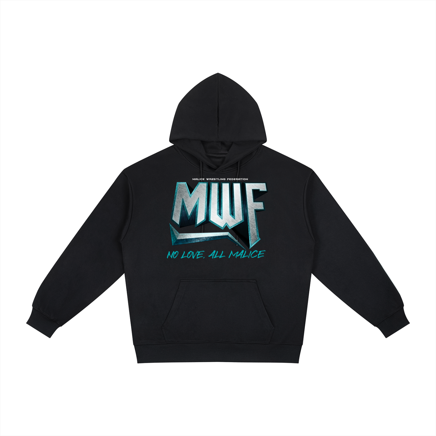 No Love, All Malice Relaxed Fit Hoodie