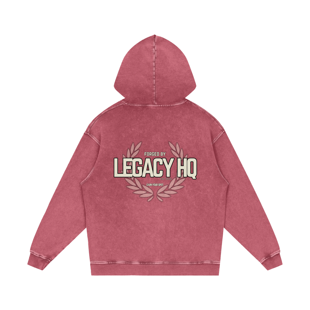 Forged by Legacy HQ Snow Wash Hoodie