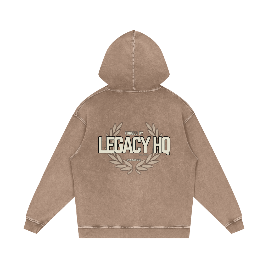Forged by Legacy HQ Snow Wash Hoodie